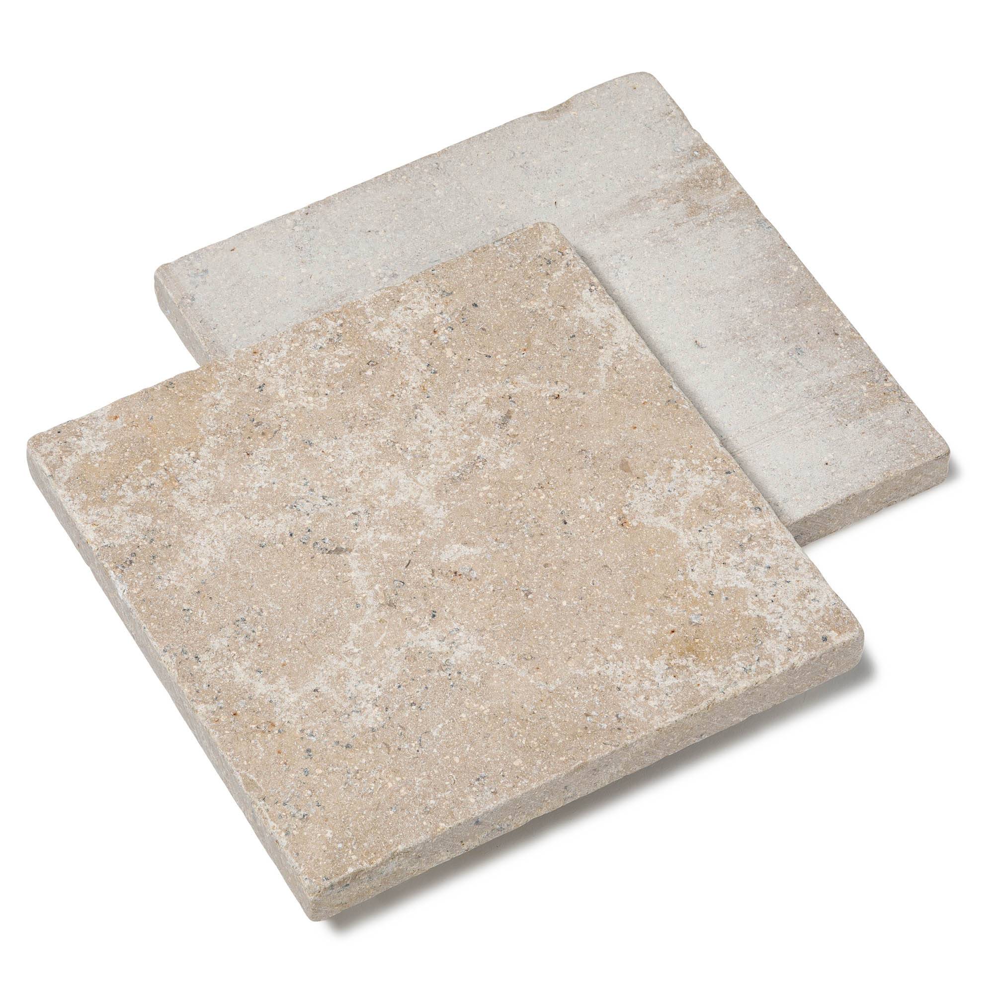 Pavé Pierre d'Egypte Beige 20x20x2 cm (vendu au m² - 25 pavés/m²) - RO'MA NATURE - Image 8