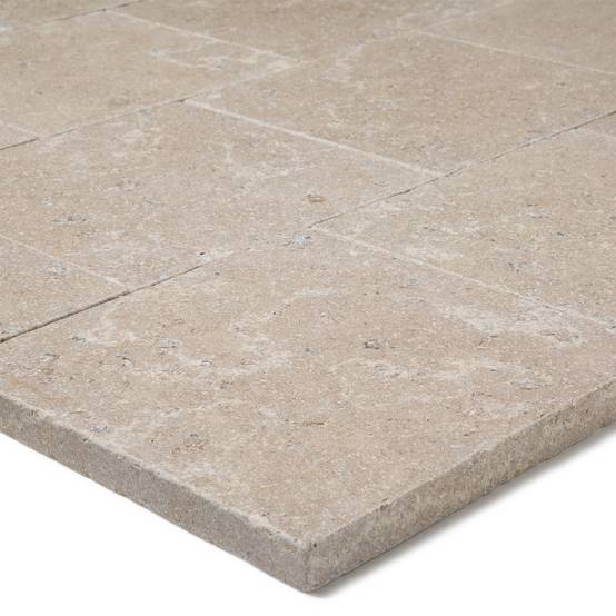 Pavé Pierre d'Egypte Beige 20x20x2 cm (vendu au m² - 25 pavés/m²) - RO'MA NATURE - Image 4