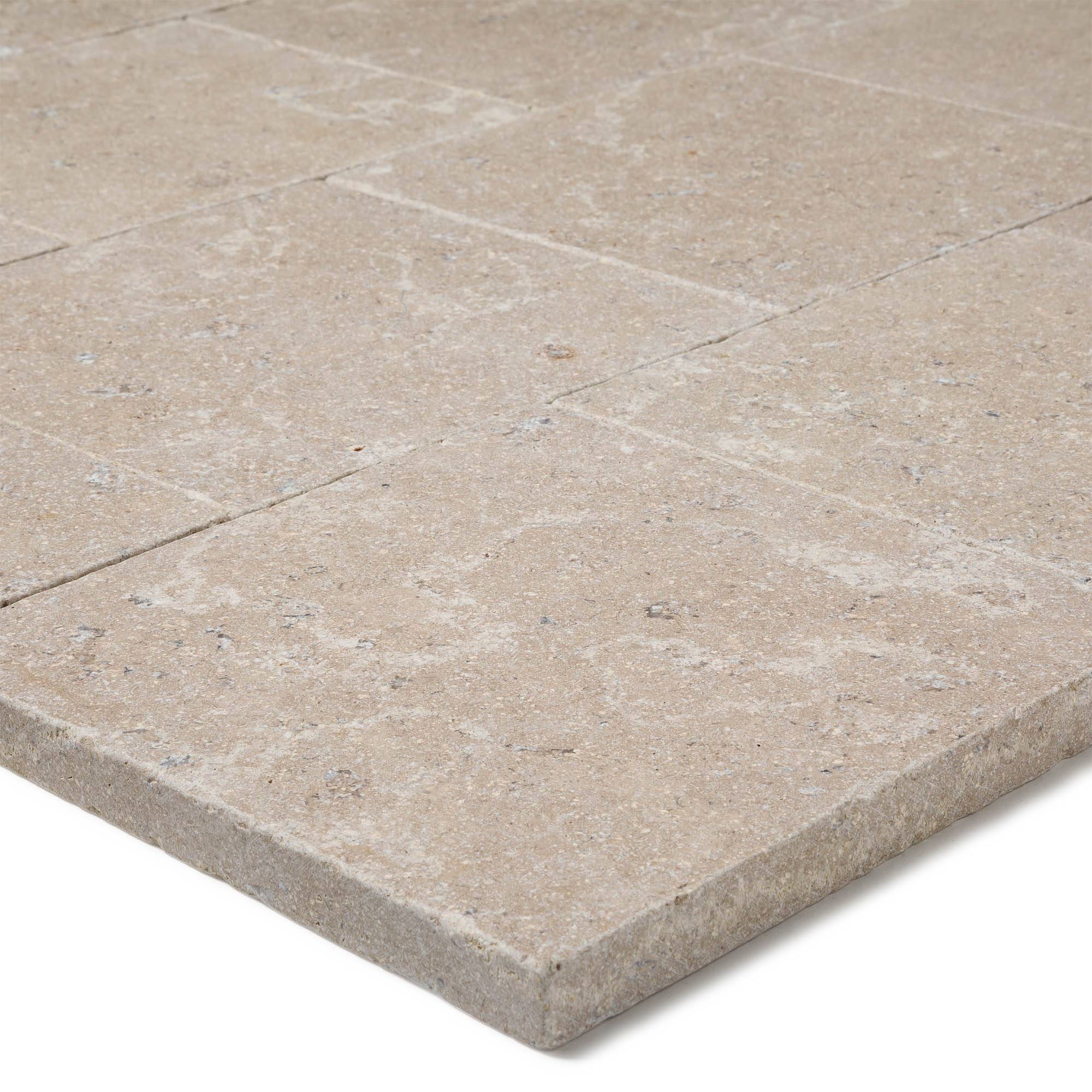 Pavé Pierre d'Egypte Beige 20x20x2 cm (vendu au m² - 25 pavés/m²) - RO'MA NATURE - Image 4