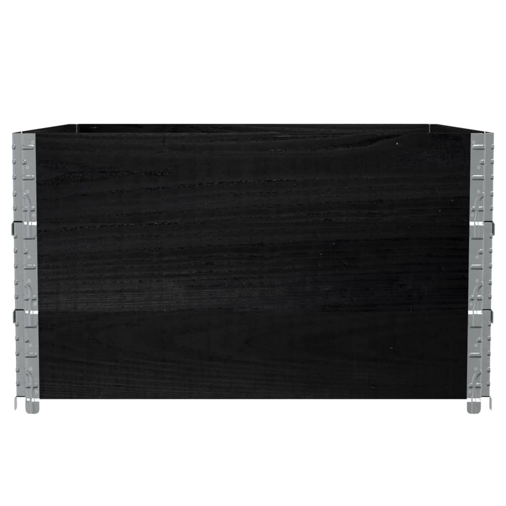 ComfortXL - Carré Potager Haut Design Modulable en Pin Massif – Jardinière Cube Empilable pour Terrasse – 100cm Noir – ComfortXL Outdoor Living - Image 4