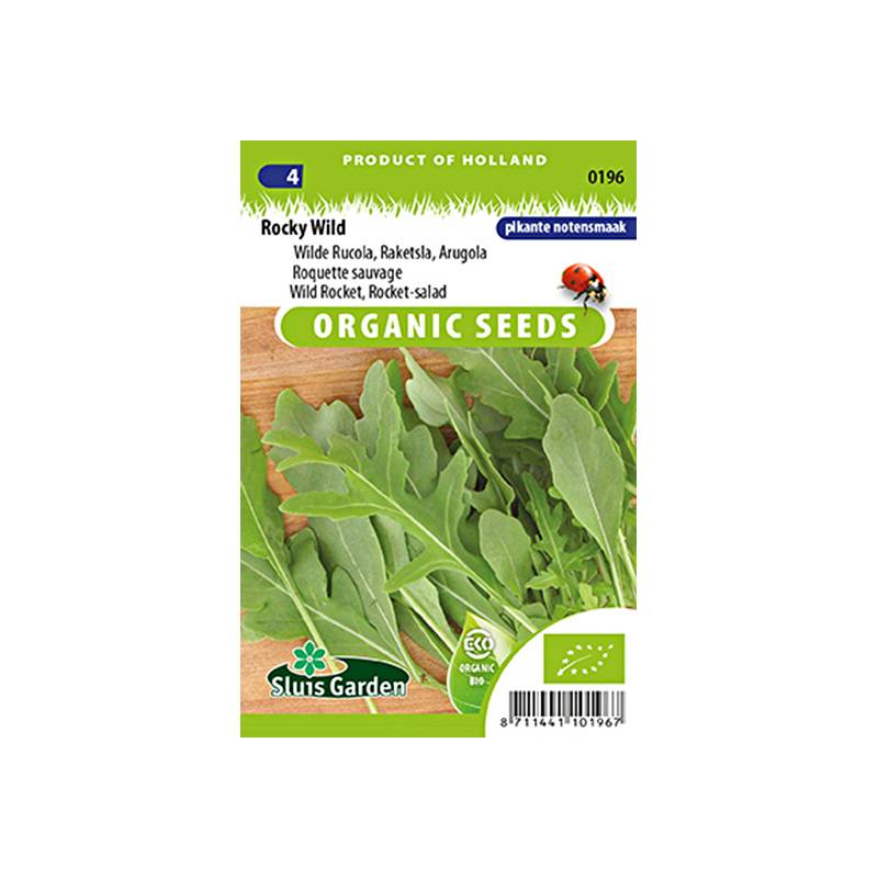Roquette sauvage Rocky Wild Bio - Diplotaxis erucoides le sachet de 10000 graines environ (2,5g)