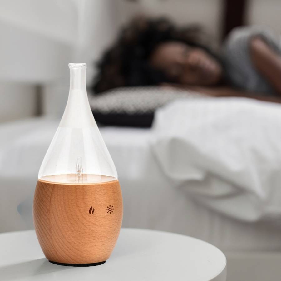 Zen'Arôme Diffuseur BOLEA + 4 Huiles "les Indispensables du Quotidien"-Diffuseur pour l'Aromathérapie-Bois FSC– Diffusion Ajustable - Image 2