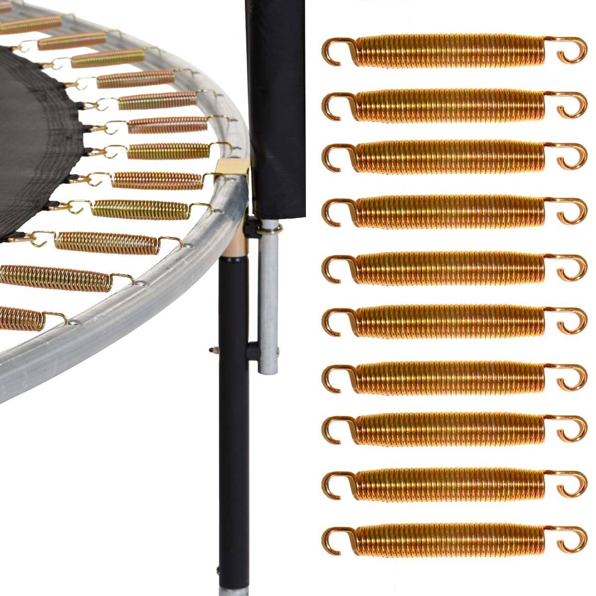 Kangui - Lot de 10 ressorts trampoline Gold 175 mm Kangui - Image 5