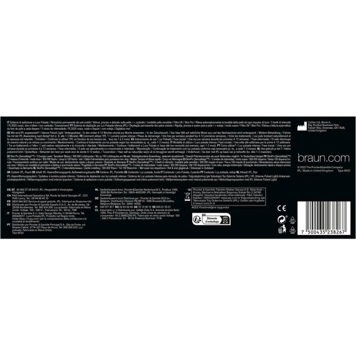 Braun - Épilateur à lumière pulsée IPL Silk-expert Pro 3 PL3020, tête précision visage, mode doux - Braun - Image 9