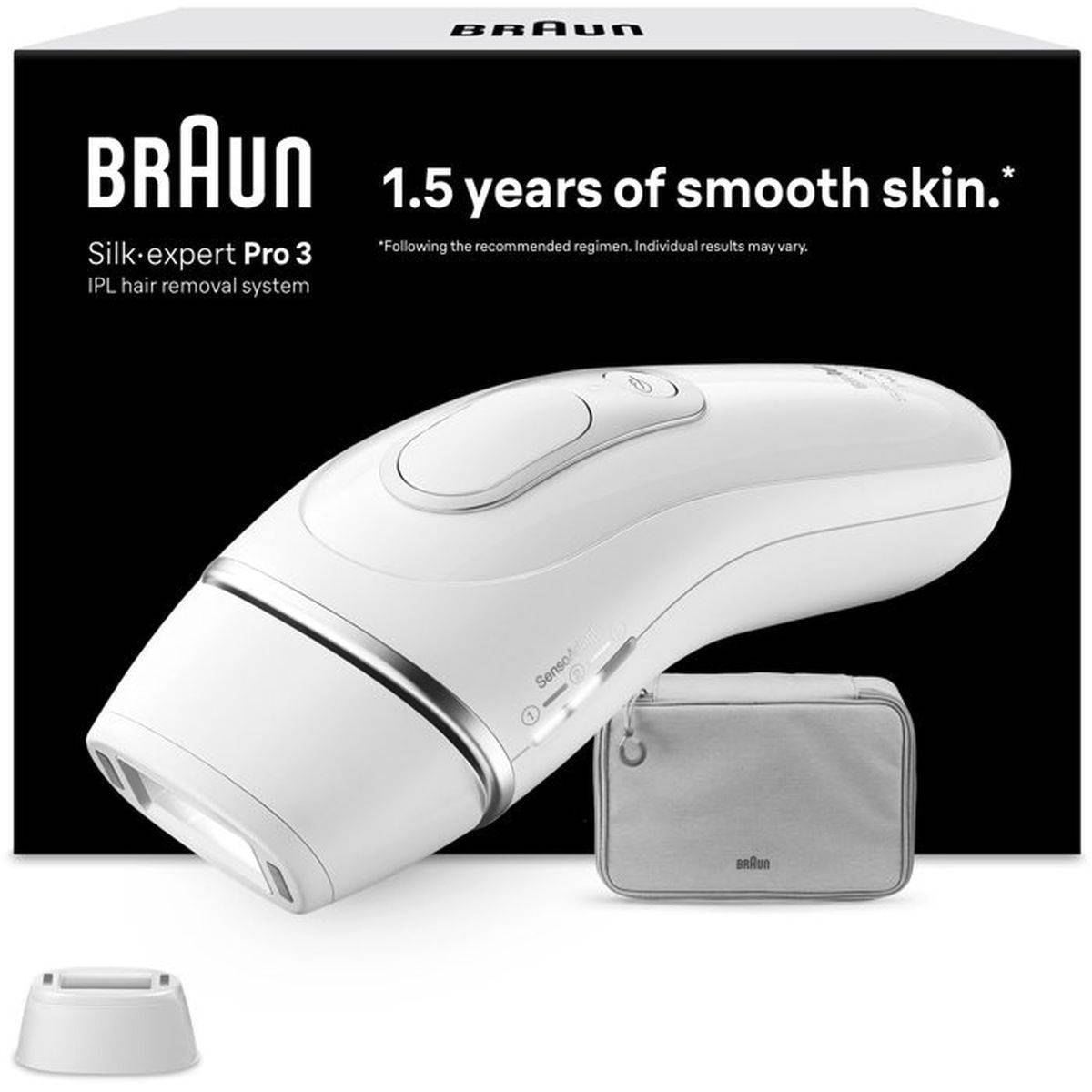 Braun - Épilateur à lumière pulsée IPL Silk-expert Pro 3 PL3020, tête précision visage, mode doux - Braun - Image 2
