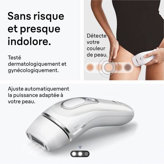 Braun - Épilateur à lumière pulsée IPL Silk-expert Pro 3 PL3020, tête précision visage, mode doux - Braun - Image 7