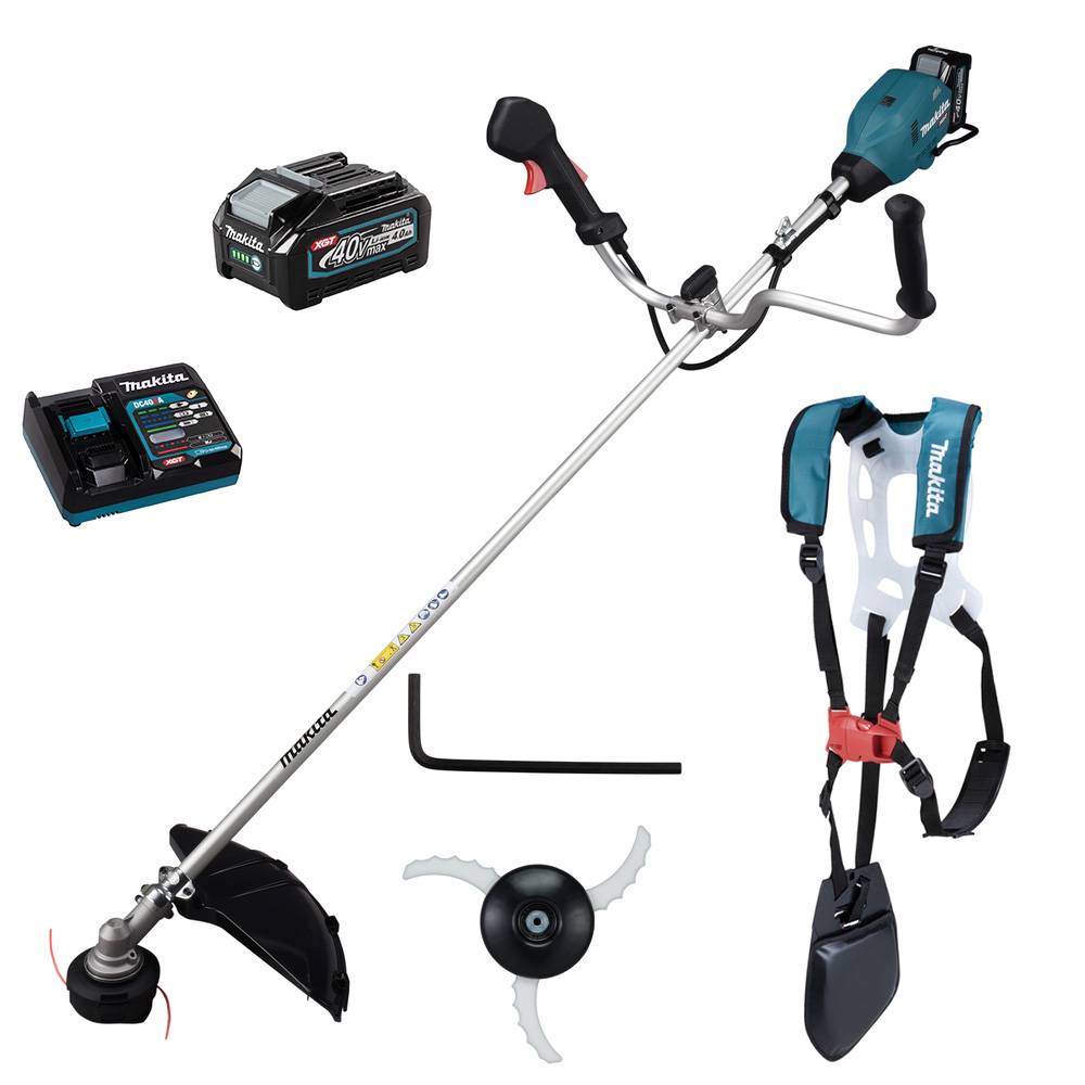 Makita - Débroussailleuse XGT - 40V 430 mm - MAKITA - avec 1 batterie 40V 4.0Ah - chargeur - UR006GM101 - Image 1