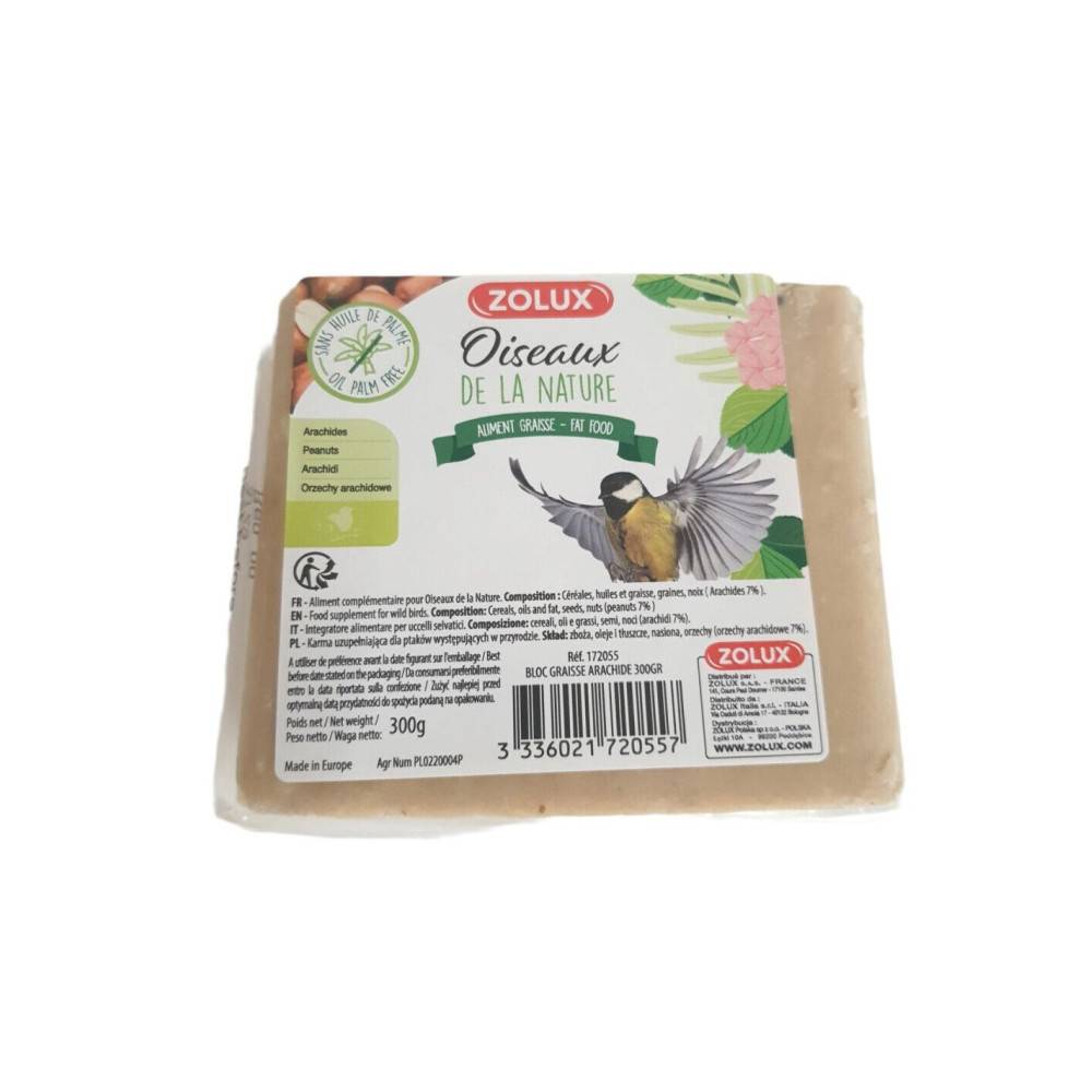 Zolux - zolux - Bloc de graisse Arachide 250 g pour oiseaux - Image 3
