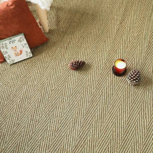 Decoweb - Jonc de mer - Assam - Chevron - Rouleau de 2m x 4m - Decoweb - Image 2