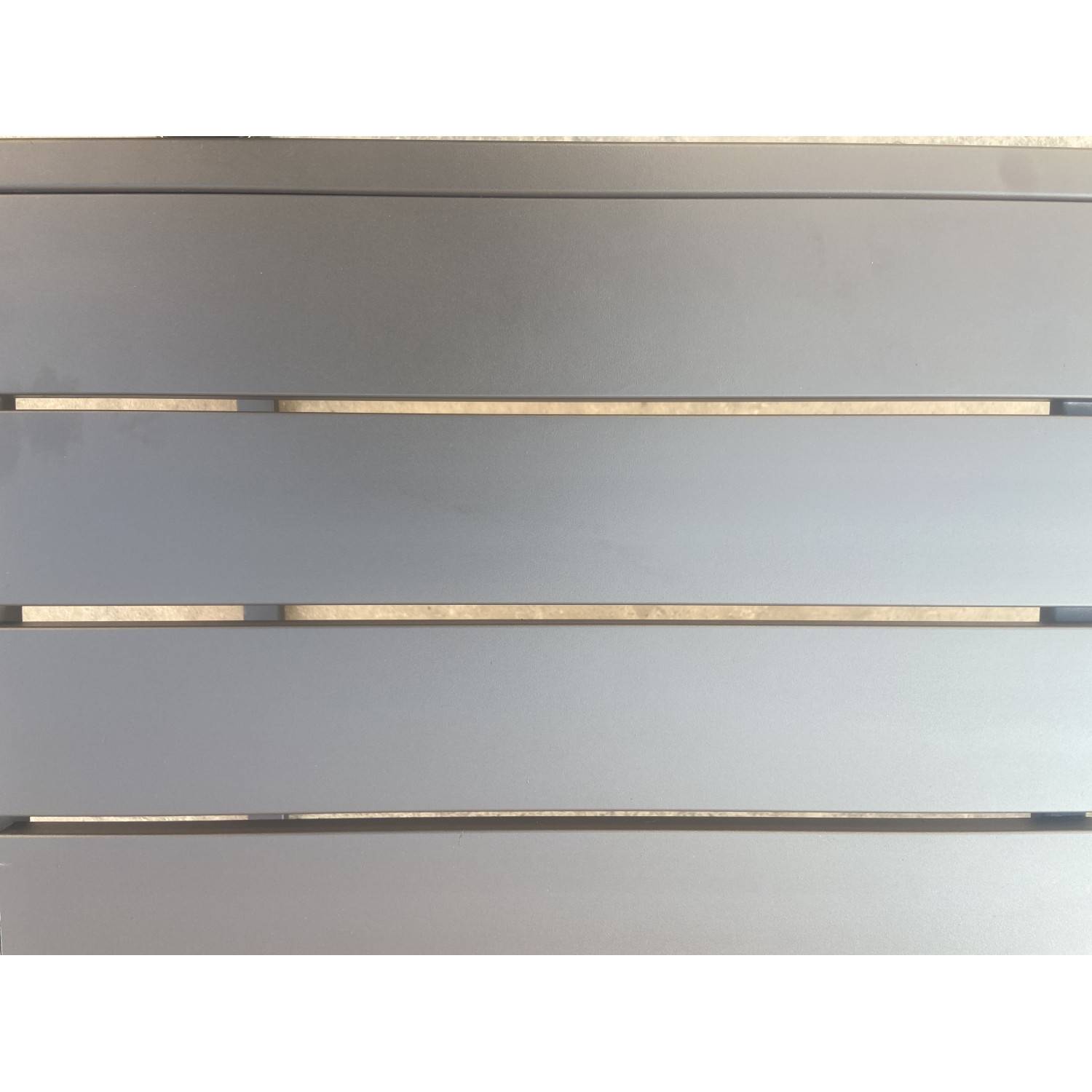 Autre - Salon de jardin design aluminium 5 Places Gris - HONFLEUR - Image 6