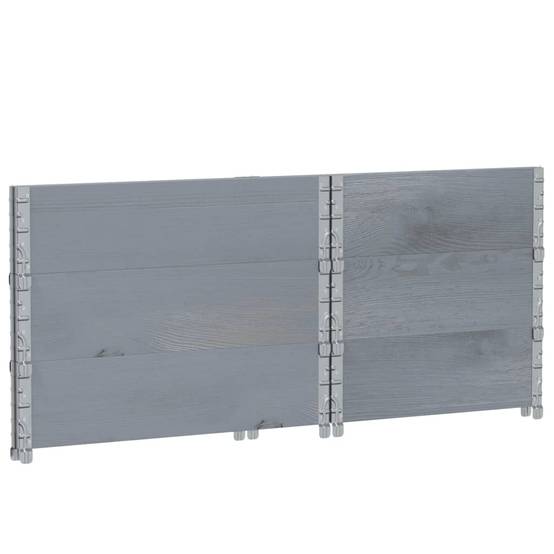 Jardinière bois de pin gris 80 x 60 x 60.5 cm - PANGIVO - Image 6