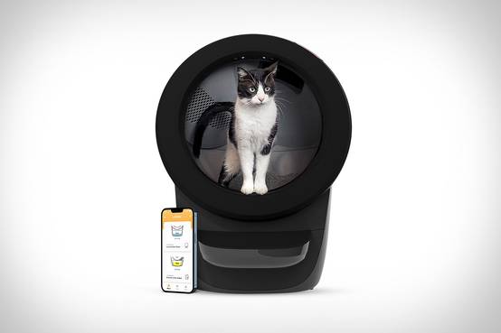 Litter-Robot 4 Noir, Bac à litière auto-nettoyant - Image 1