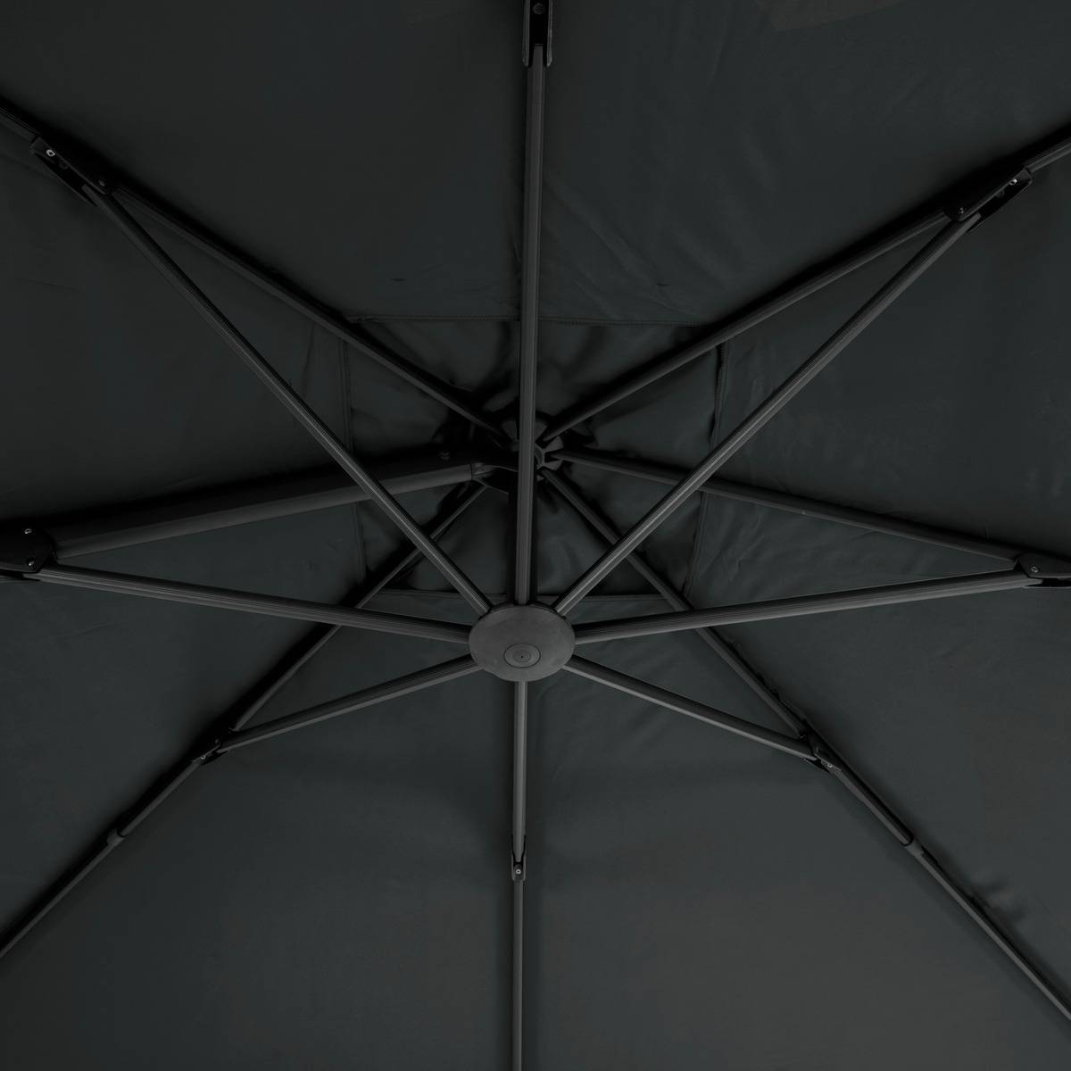 Hesperide - Toile de parasol "Elea" anthracite 3x3m en oléfine - Hespéride - Image 2