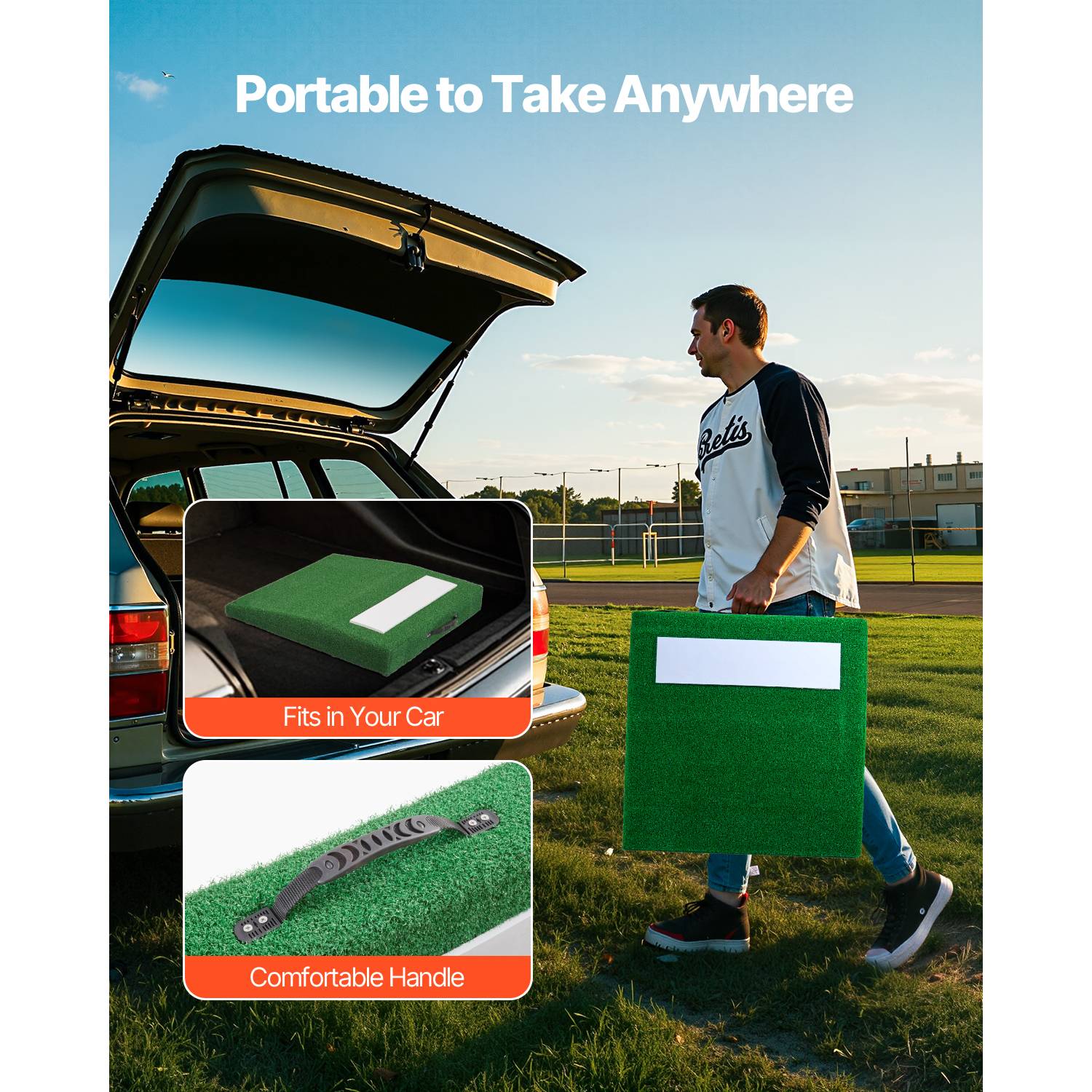 Vevor - Vevor Monticule De Lancement Monticule De Lanceur De Baseball Portable 78 Cm - Image 4