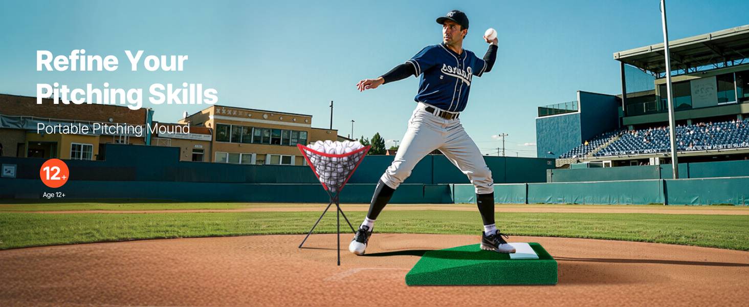 Vevor - Vevor Monticule De Lancement Monticule De Lanceur De Baseball Portable 78 Cm - Image 9