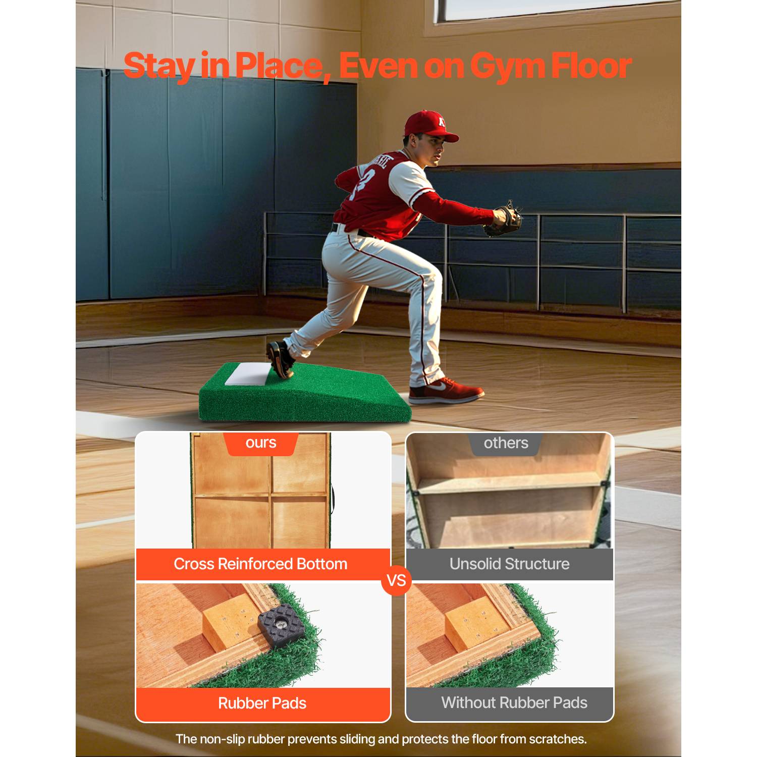 Vevor - Vevor Monticule De Lancement Monticule De Lanceur De Baseball Portable 78 Cm - Image 7