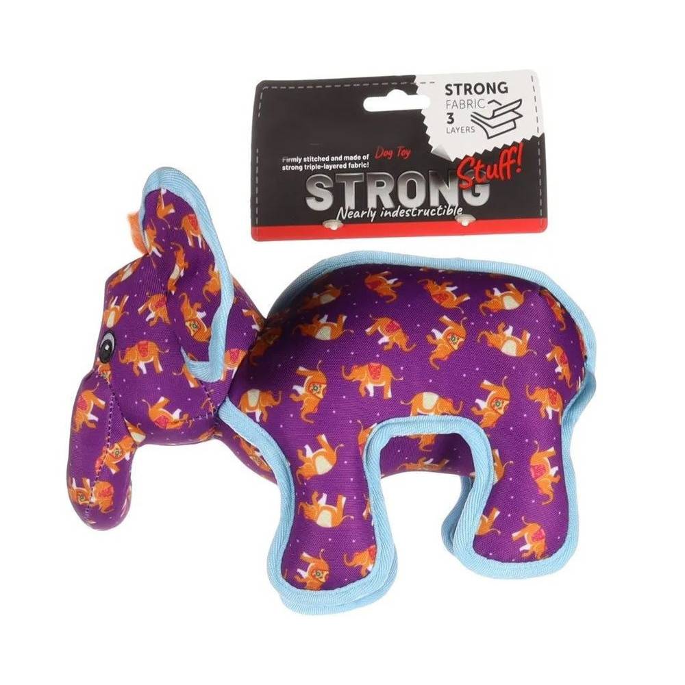 Animallparadise - animallparadise - Jouet Strong Stuff Éléphant 21 cm, pour chien - Image 4