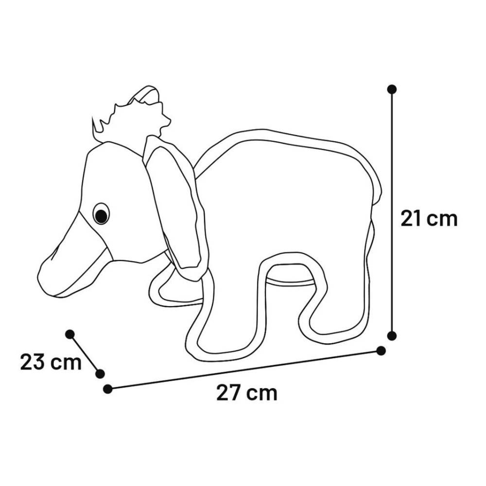 Animallparadise - animallparadise - Jouet Strong Stuff Éléphant 21 cm, pour chien - Image 2