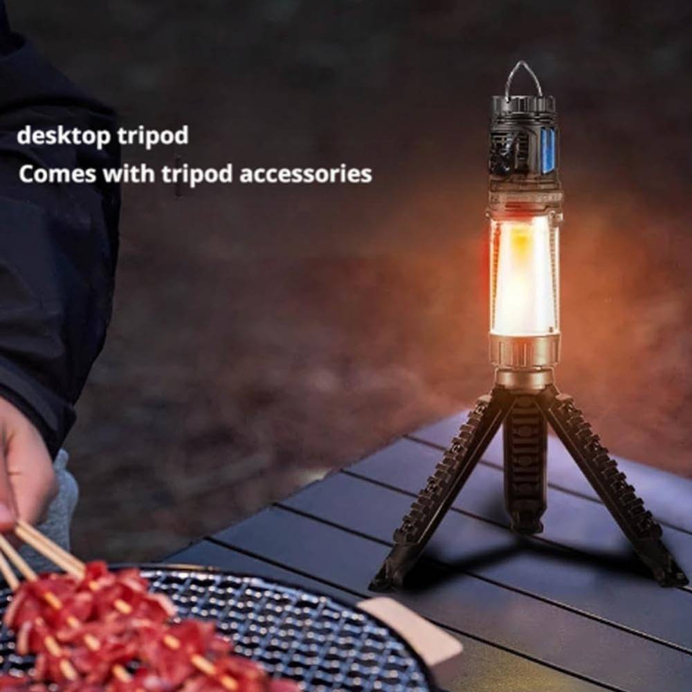 0 - Lanterne camping  2025 - 4000mAh - USB-C - IPX5 - Double fixation - Image 4