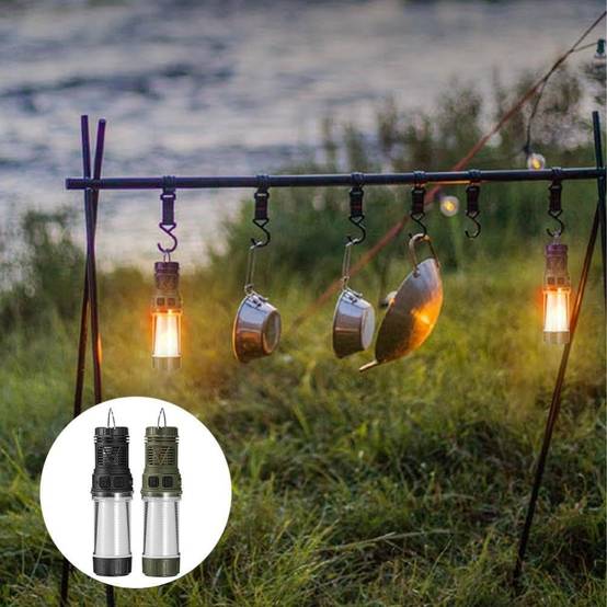 0 - Lanterne camping 2025 - 4000mAh - USB-C - IPX5 - Double fixation - Image 2