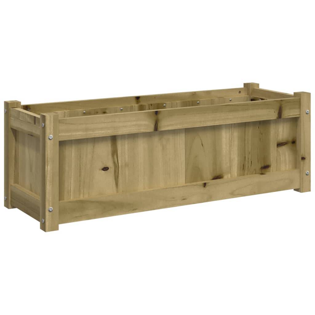 Maison Chic - Jardinière d'extérieur - Bac à Fleurs - Pot De Fleurs 90x31x31 cm bois de pin imprégné - Image 5