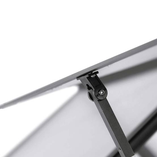 Serre aluminium et polycarbonate anthracite 169 x 114 x 195 cm - PANGIVO - Image 8