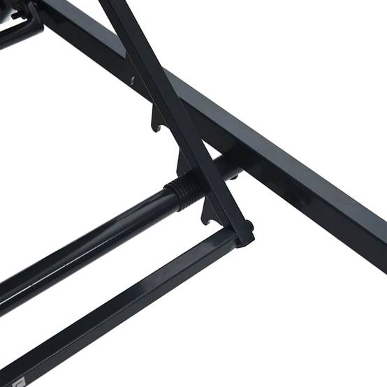 PANGIVO - Transats 2-personne Noir et anthracite 197 x 54 x 86 cm Acier - PANGIVO - Image 8