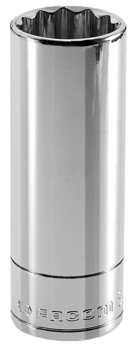 Douille 1/2'' longue 12 pans métriques 13mm longueur 77mm - FACOM - S.13LA - Image 1