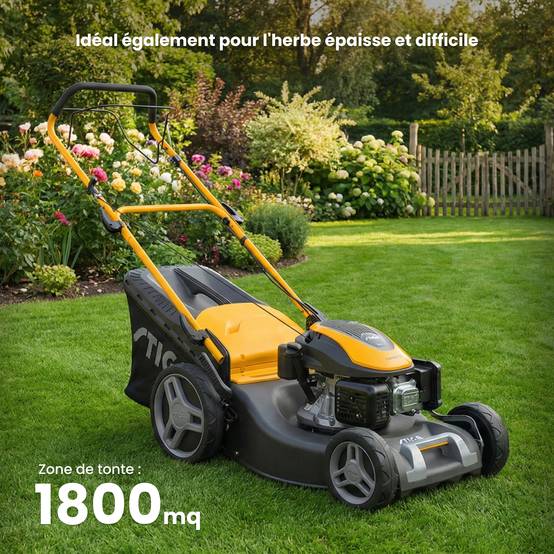 Stiga - Tondeuse Combi 53 S, moteur 166 cm³, largeur 51 cm, bac 60L - STIGA - Image 3