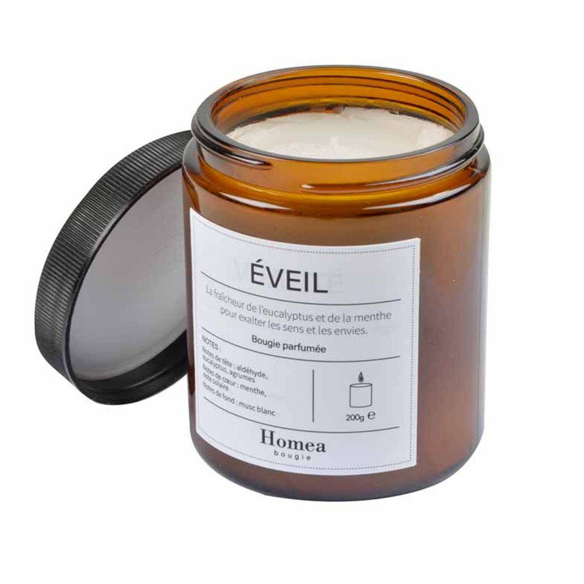 Bougie Verrine Parfumée "Apothicaire" 200g Éveil - Image 1