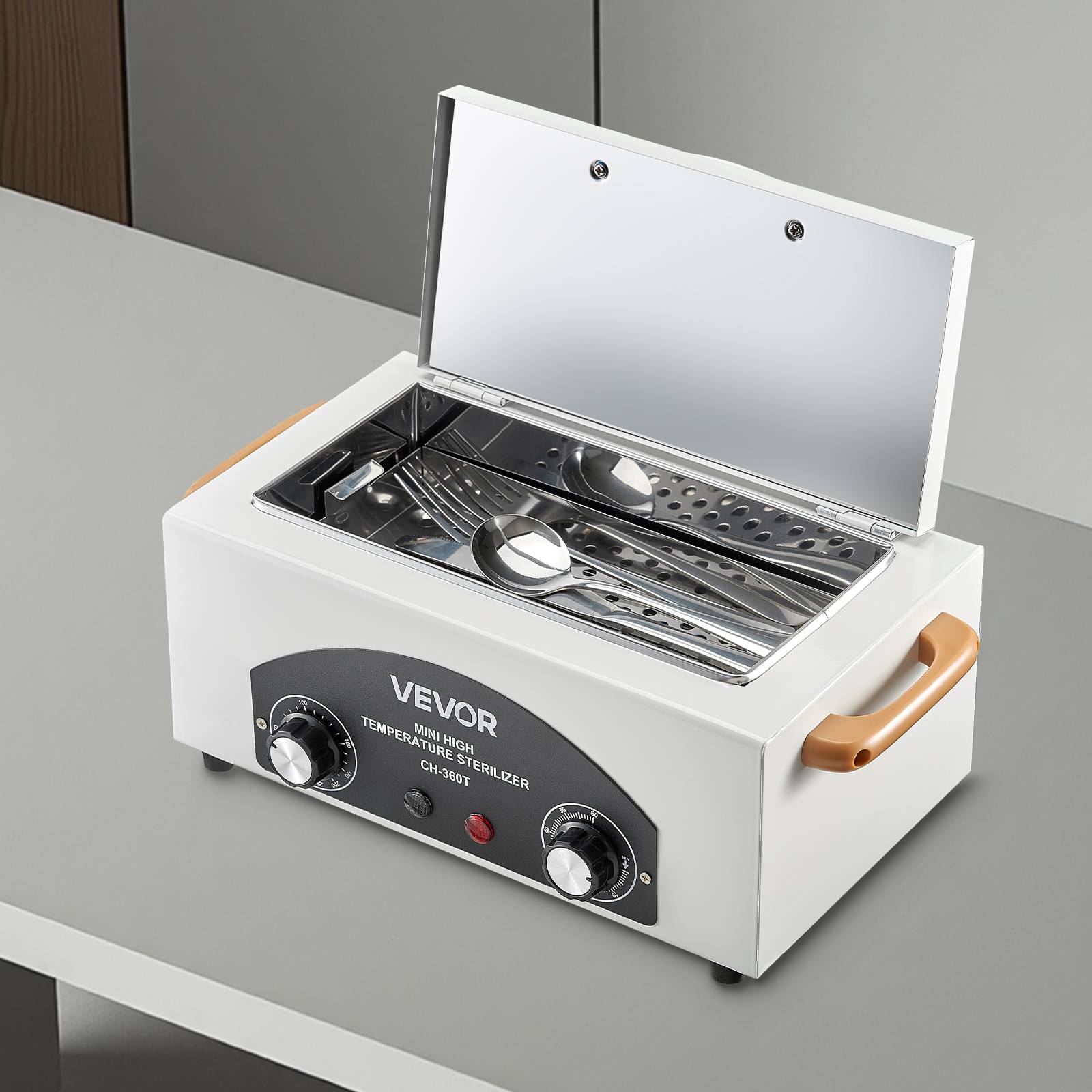 VEVOR Stérilisateur air chaud 2 L, 300 W, température réglable. Onglerie, labo. - Image 8