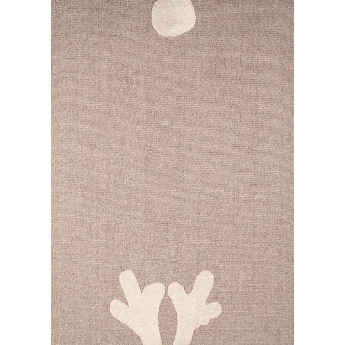 Jardindeco - Tapis intérieur en polyester Fantine cerf 160 x 230 cm - Image 1