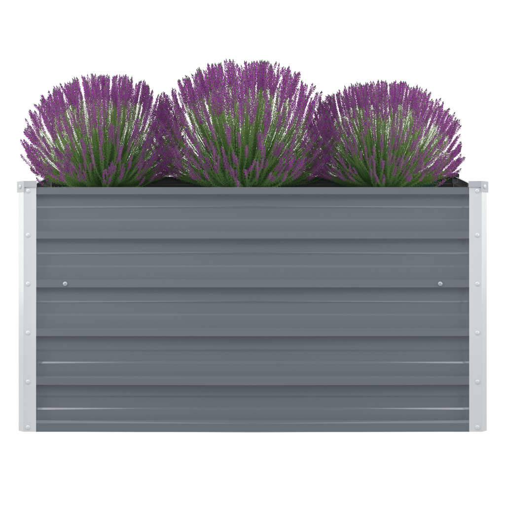 Prolenta Premium - Jardinière acier gris  100 x 100 x 45 cm  - Prolenta premium p329.3 - Image 2