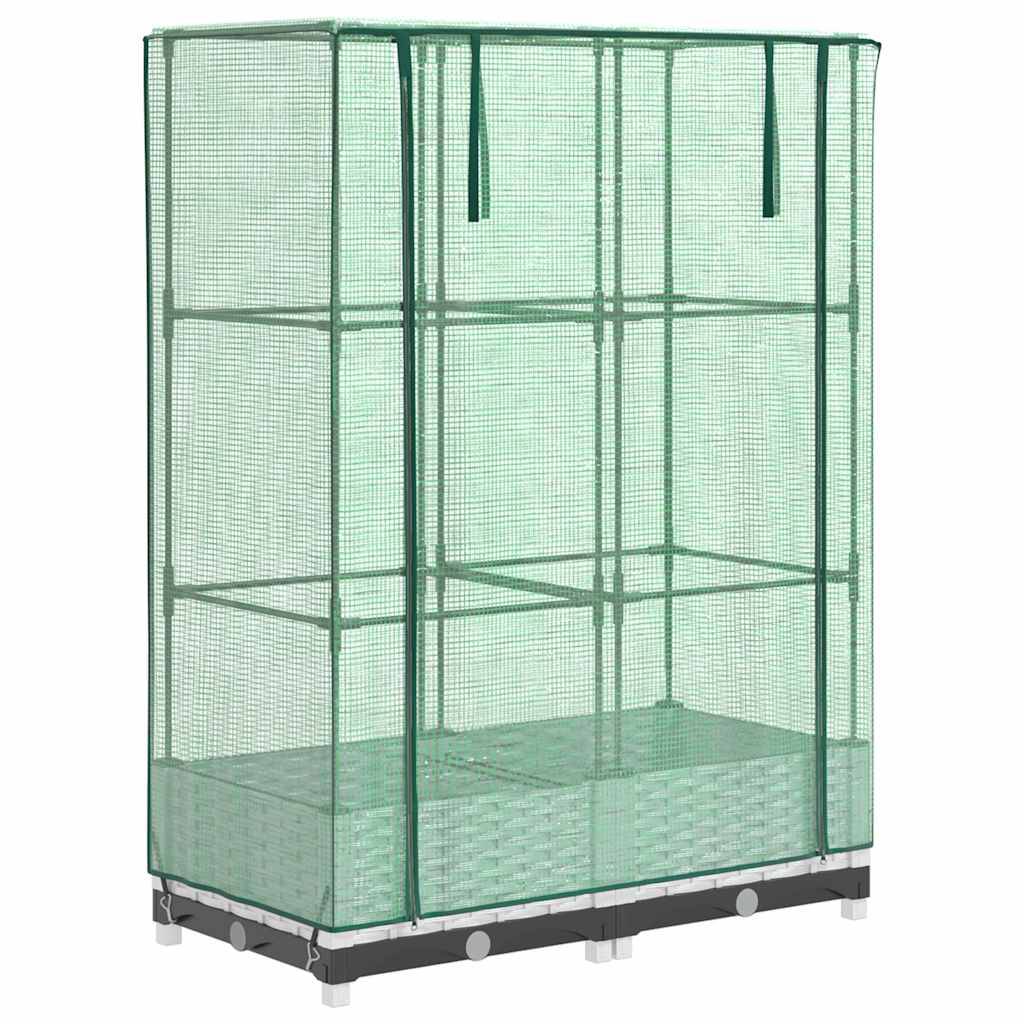 Vidaxl - Jardinière surélevée avec housse aspect rotin 80x40x123 cm vidaXL 4015838 - Image 2