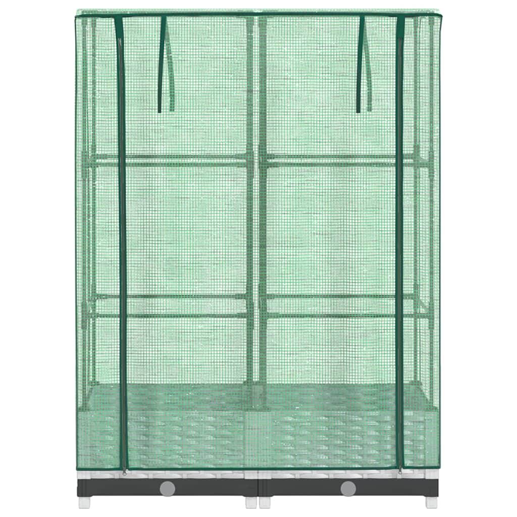 Vidaxl - Jardinière surélevée avec housse aspect rotin 80x40x123 cm vidaXL 4015838 - Image 9