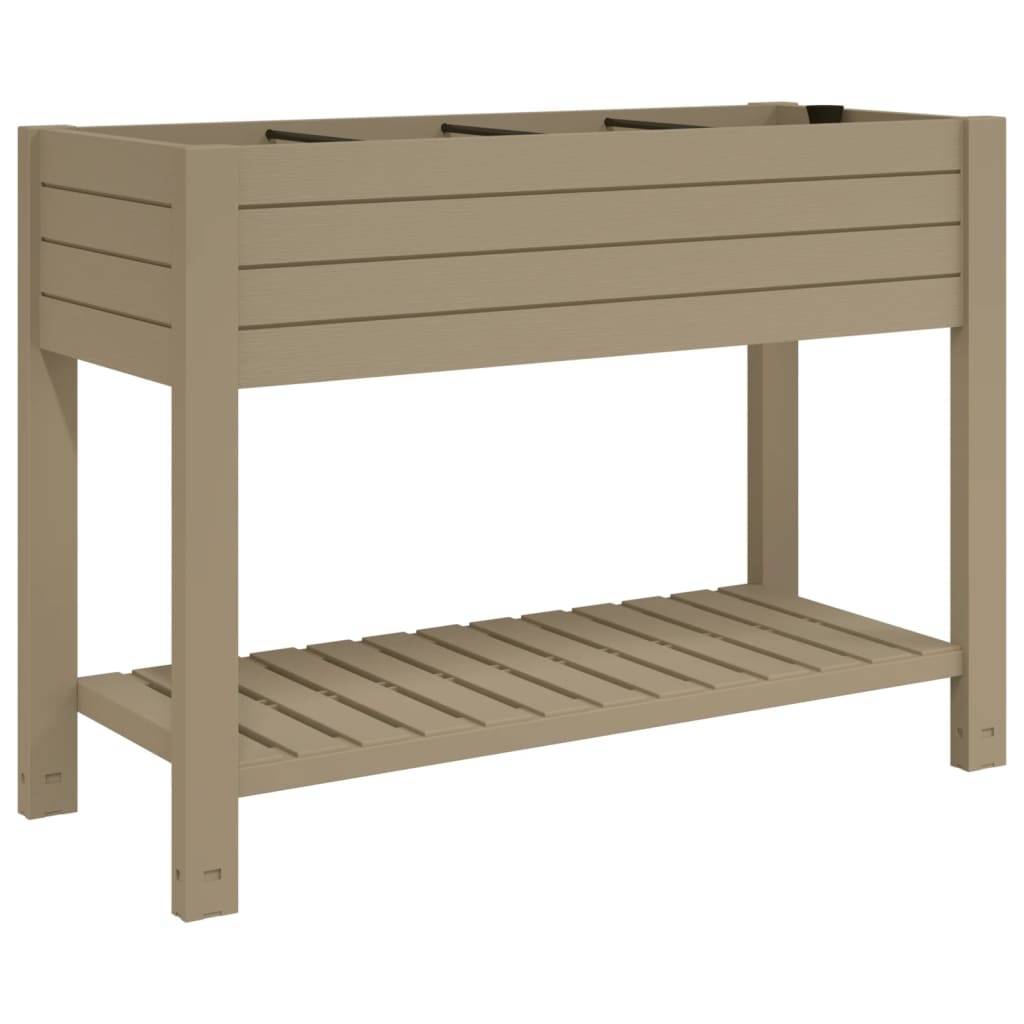 ComfortXL - Jardinière sur pieds avec réserve d'eau et étagère polypropylène 110cm – ComfortXL Outdoor Living - Image 2