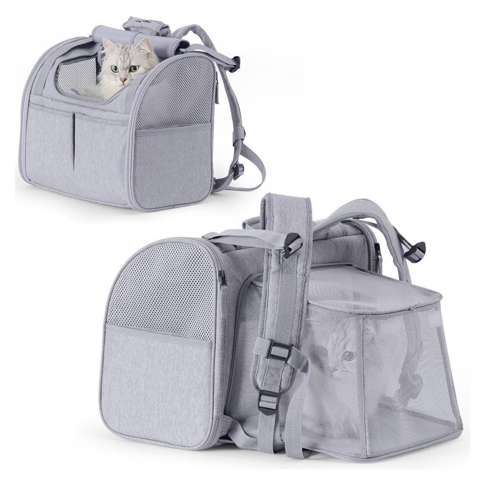 IntiMeg - Sac extensible pour chat GRIS IntiMeg - Image 1