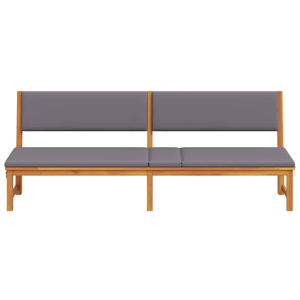Bain de Soleil Bois Acacia Massif Coussin Inclus Terrasse Marron – ComfortXL Outdoor Living - Image 5