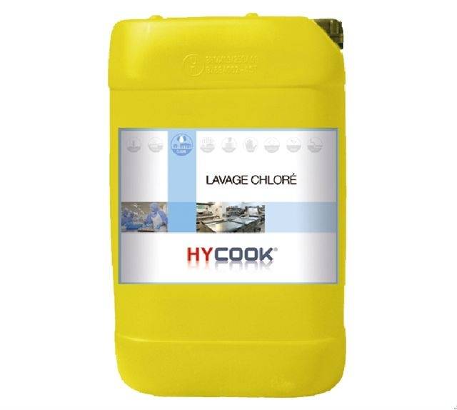 W-Power lavage alcalin chlore bidon 22L - Lot de 4 - Hypred Groupe Kersia