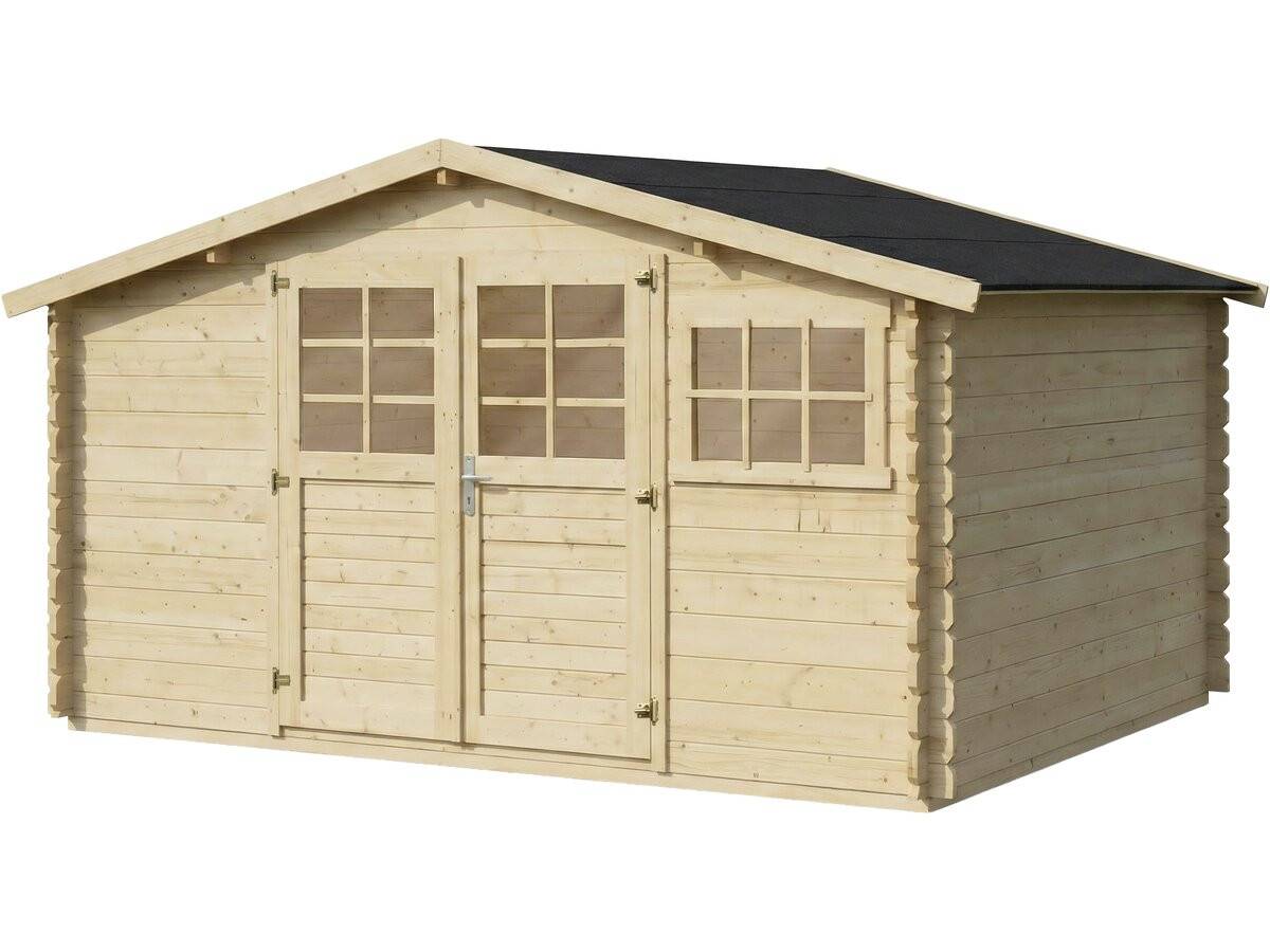 Abri De Jardin En Bois "clairval" - 416 X 301 X 218 Cm - 12.53 M² - 28 Mm -habitat Et Jardin - Image 1