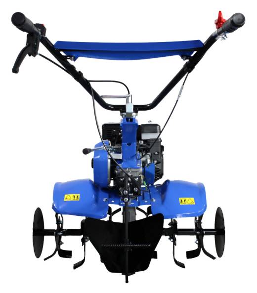 Motoculteur thermique 208 cc - 7 CV GOODYEAR avec roues, fraises et soc - Image 5