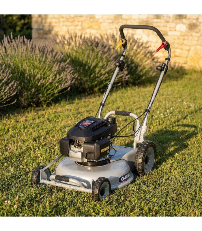 Grin - Tondeuse thermique moteur Honda 201 cm³, coupe mulching 53 cm, pour 3000 m² - GRIN PM53A-HONDA - Image 1