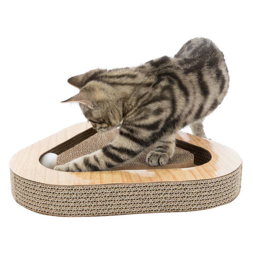 Trixie - Plaque griffoir triangulaire, 36 cm. pour chat. - Image 2