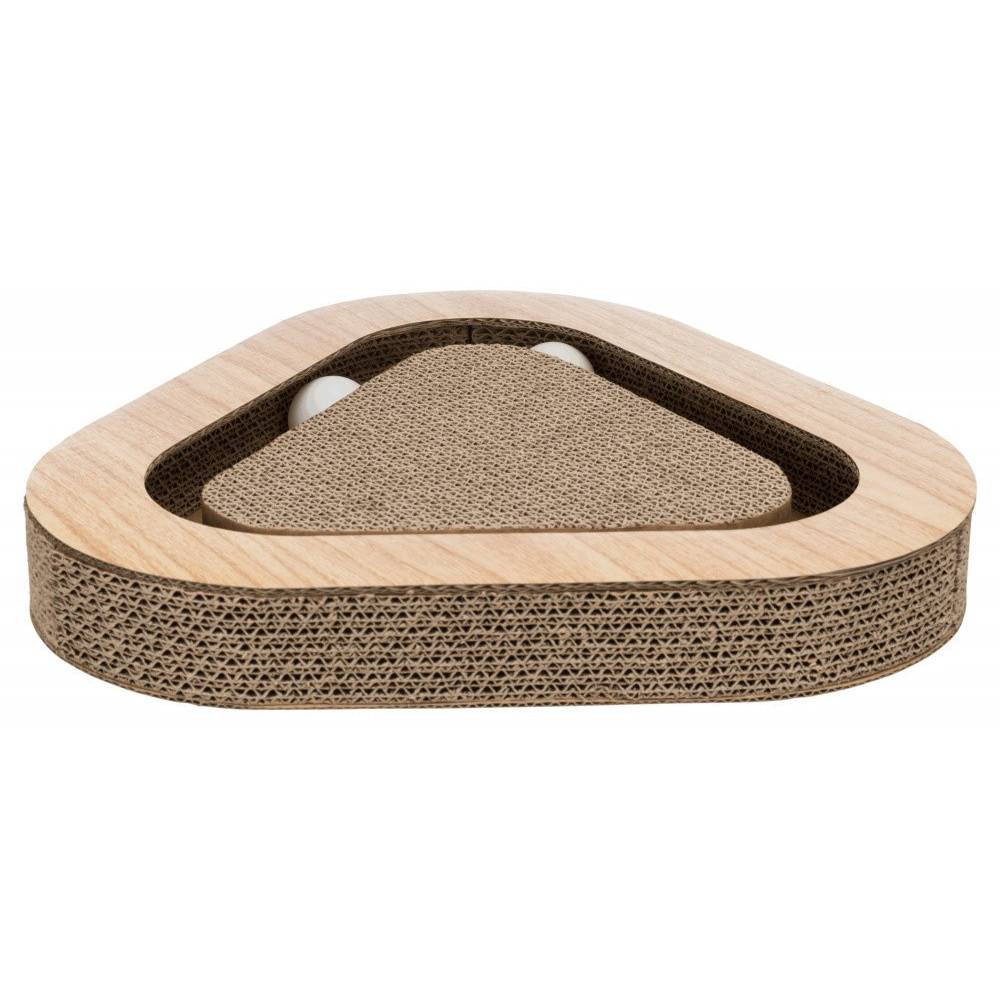 Trixie - Plaque griffoir triangulaire, 36 cm. pour chat. - Image 1