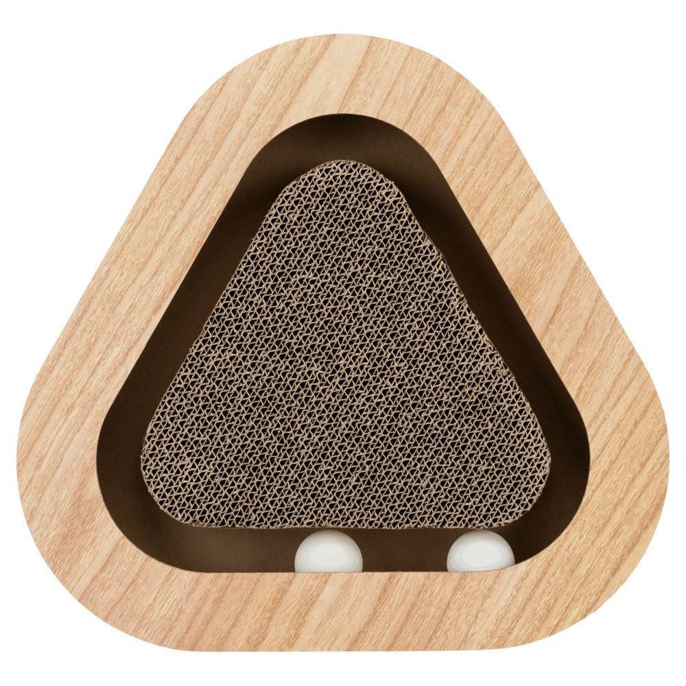 Trixie - Plaque griffoir triangulaire, 36 cm. pour chat. - Image 4