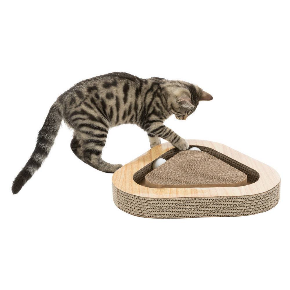 Trixie - Plaque griffoir triangulaire, 36 cm. pour chat. - Image 3