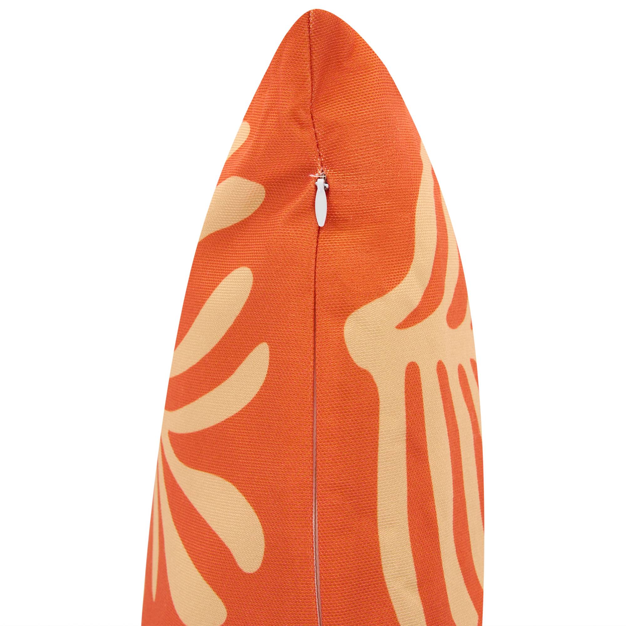 Beliani - Coussin d'extérieur Polyester Orange ALISMA - 45x45x10- Beliani - Image 5