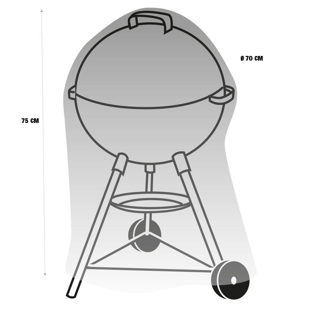 Housse de protection barbecue rond - Image 4