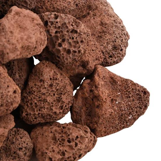 Pierres de Lave Décoratives pour Jardin et Aquarium 10 kg Rouge 3-5 cm - ComfortXL Outdoor Living - Image 5