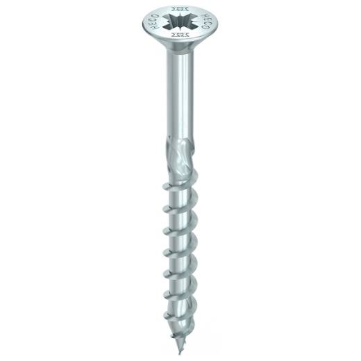 Vis HECO-Topix-Plus - Ø5x35mm - Tête Fraisée à poches de fraisage - Filetage Partiel - PZ2 - Boite de 500 - 60855 - Image 1